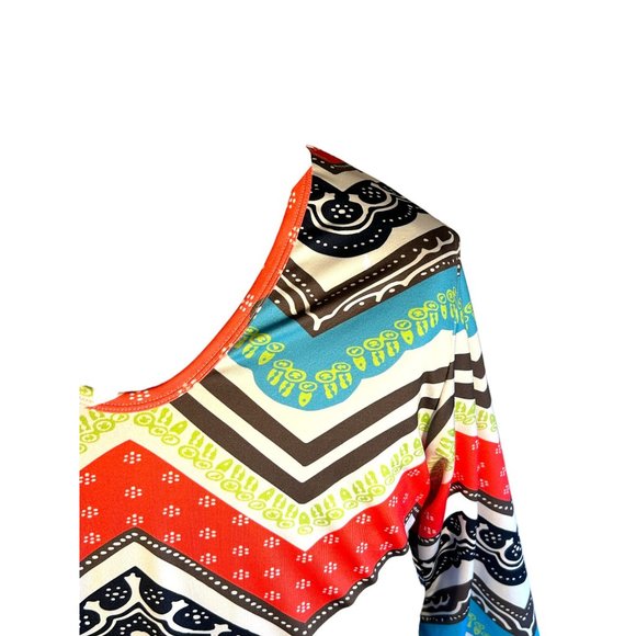 Lolly Wolly Doodle Shirt Womens Size XL Elephant Tunic - Picture 11 of 16